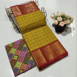 Multicolor Soft Silk South Sarees, 5.5 m