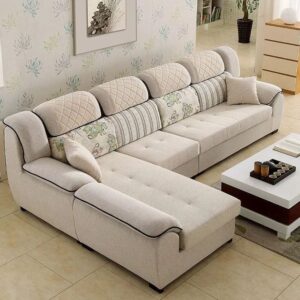 L-Shape Furniture Sofa, 7 Seater