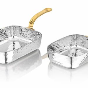 Size/Diameter: 24 cm Rectangle Serving Pan Hammered