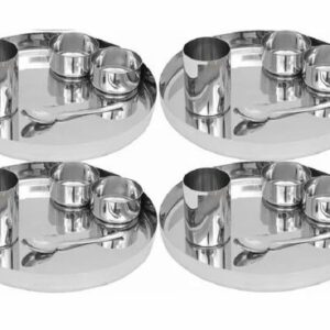Stainless Steel Dinner Set, 24 Pieces Set