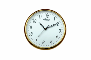 PVC Round Analog Wall Clock, Size: 9inch (diameter)